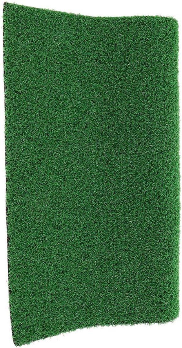 Kunstgras Schildpadden Platform - Drijvend Eiland Reptiel - Zonnebad Terrarium - Gemakkelijk Klimmat - 25 x 25 cm - Groen
