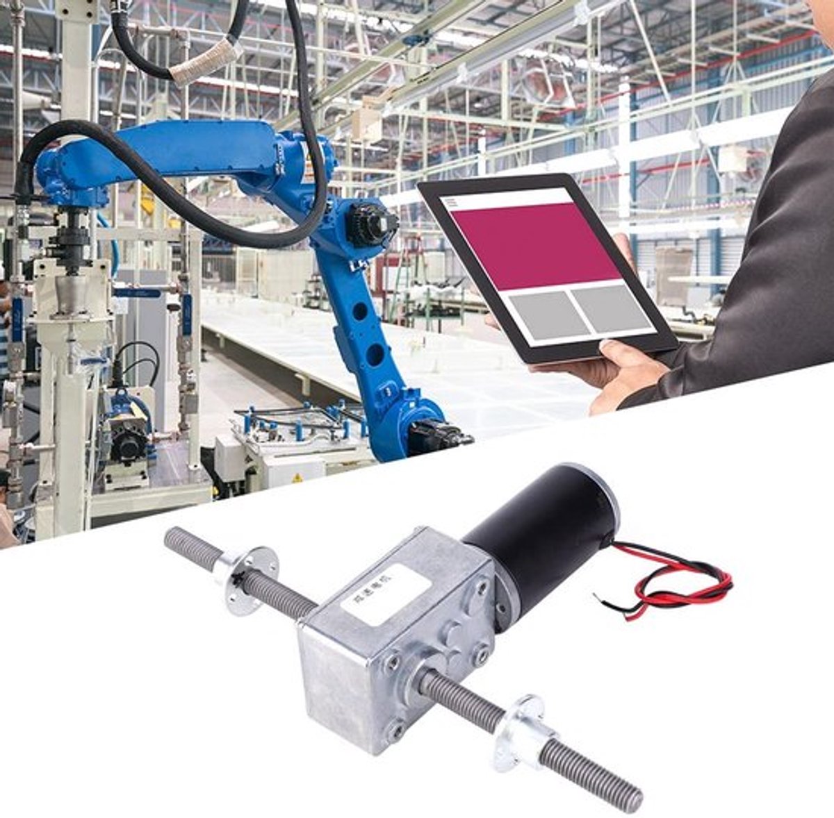 Wormwielmotor - Coaxiale M8-motorreductor - Compact en krachtig - Linker- en rechteras - Ideaal voor machinebouw - Reducer met schroefdraad