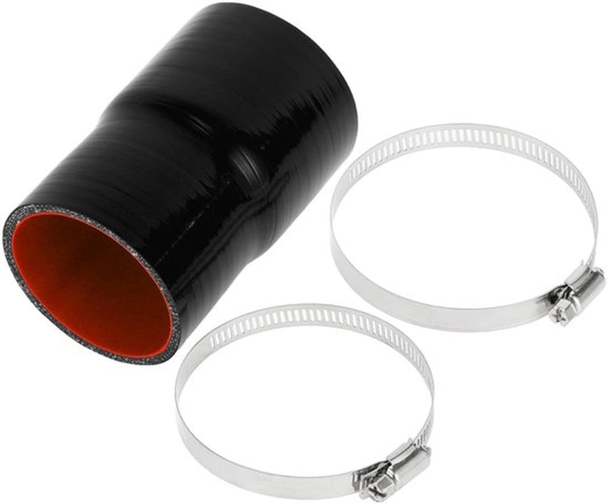 Silicone Slang 4-Laags - Koppeling 70mm - Lengte 127mm - Dikte 5mm - Temperatuurbestendig tot 300℃ - Geschikt voor Koelvloeistof - Koelslang