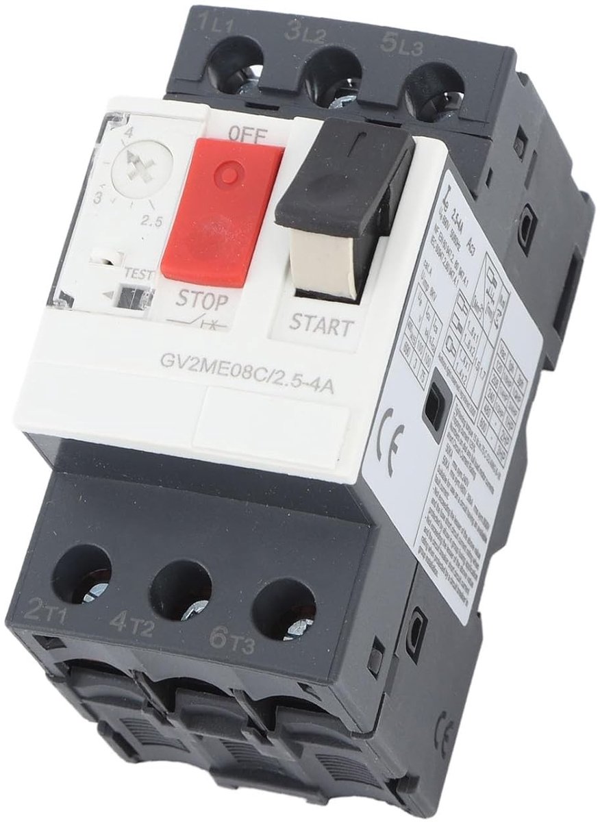 Circuit Breaker AC 690V met Overload en Kortsluitbeveiliging voor DIN Rail Montage (2.5-4A)