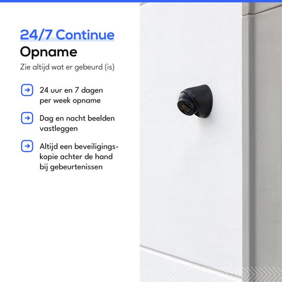Teceye Compleet Camera Beveiliging Set met 7x POE Camera - 1TB - Beveiligingscamera - Beveiligingscamera binnen - Beveiligingscamera buiten - CCTV Camera systeem - Beveiligingscamera set - Bewakingscamera set van Teceye — afbeelding 2