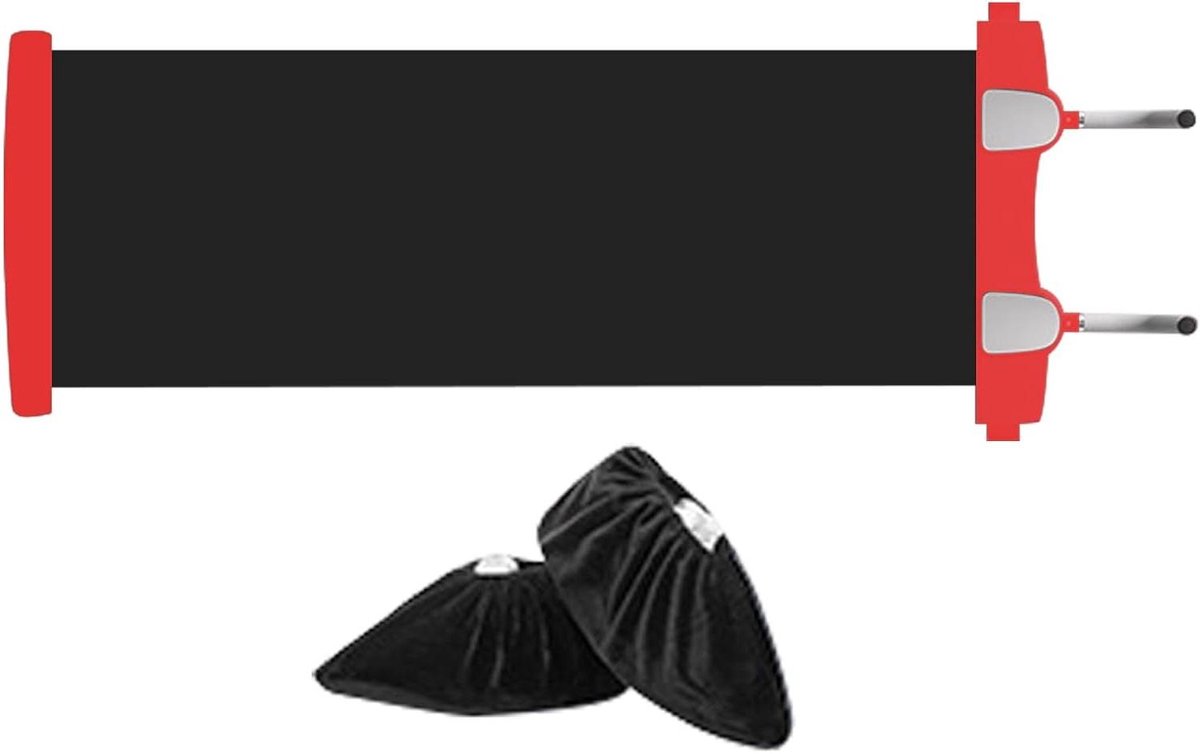 Schuifmat Core Board - Oefenmat Glijplank - Thuis trainen - Schokabsorberend compact - 140 cm - Zwart
