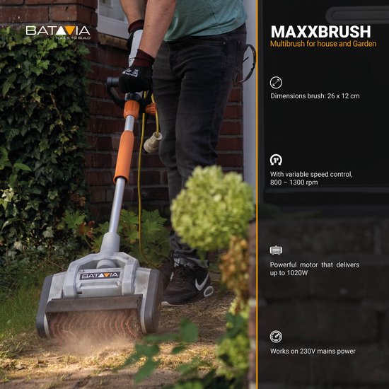 Batavia Maxxbrush 1020W Multi-Borstel 26 cm - Incl. Alle Borstels van Batavia — afbeelding 5