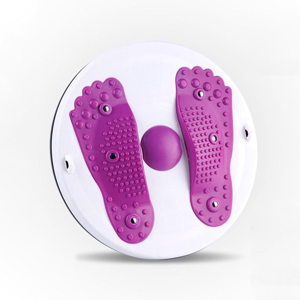 Taille Twist Machine - Twister Fitness Tool - Buikspiertraining - Soepel Draaien - 33 x 33 x 10 cm - Paars