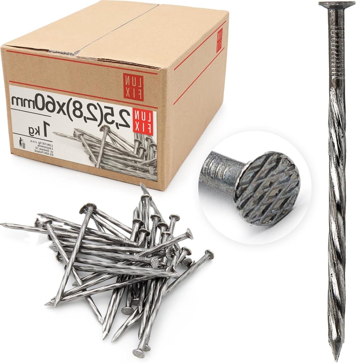 Houten Spijkers - Draadpennen Nagels - Timmerwerk - Platte Kop - 1 kg - Onverzinkt