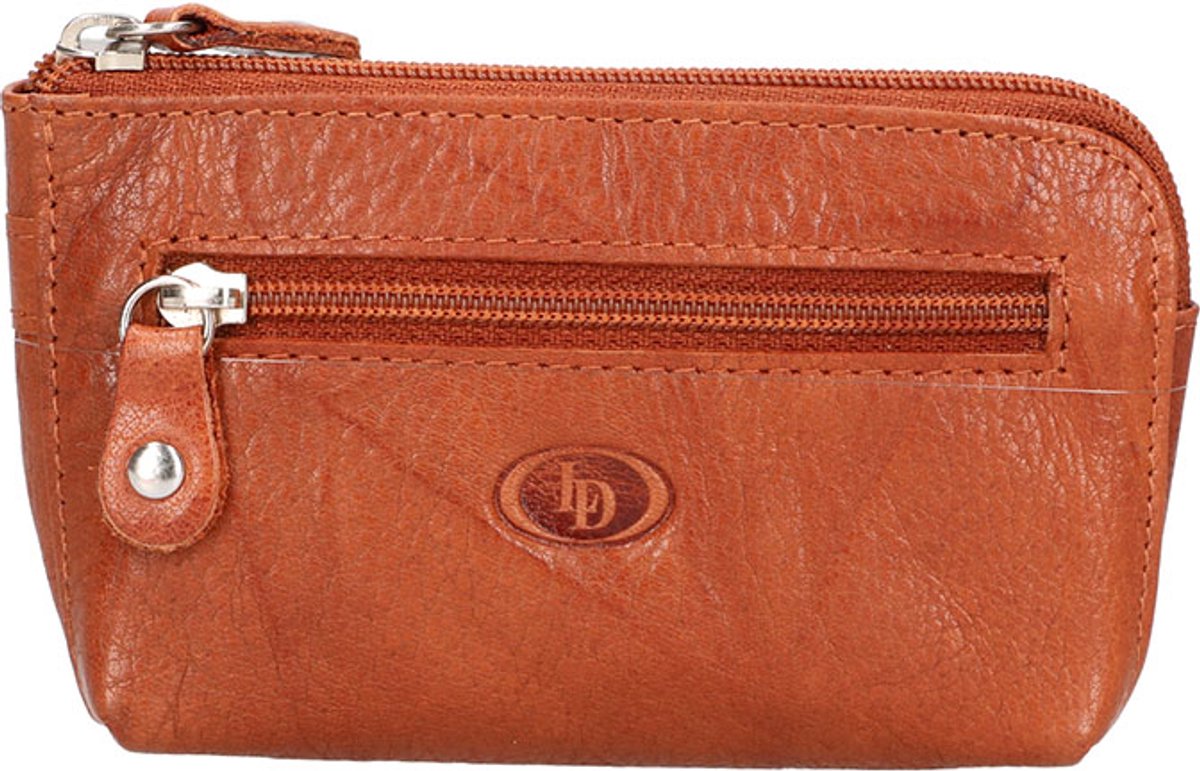 Leather Design Leren Sleuteletui Keypouch Cognac