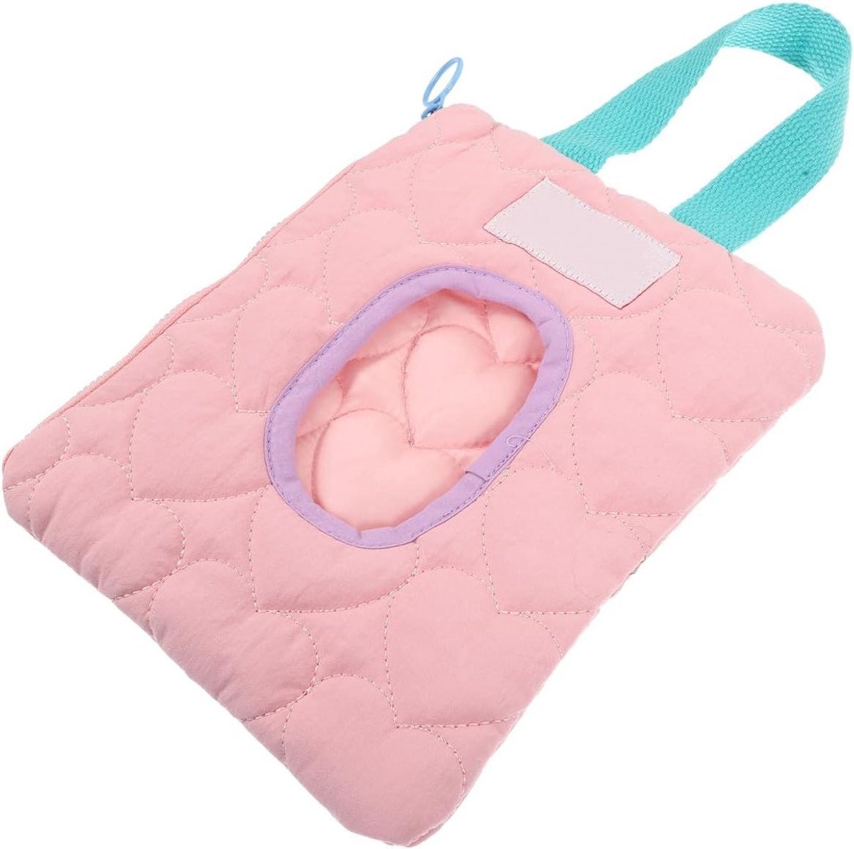 Babydoekjes Dispenser - Vochtige Doekjeshouder - Babyverzorging Thuis - Compact Lichtgewicht Ontwerp - 33 x 165 cm - Roze