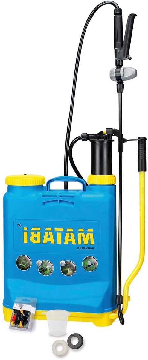 Drukspuit Rug - Sproeier Tank - Planten Verzorgen - Regelbare Druk - 12 Liter - Groen
