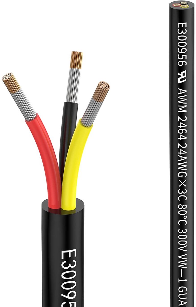 Omgoods - 2 Meter 3-aderige Verlengkabel 24 AWG