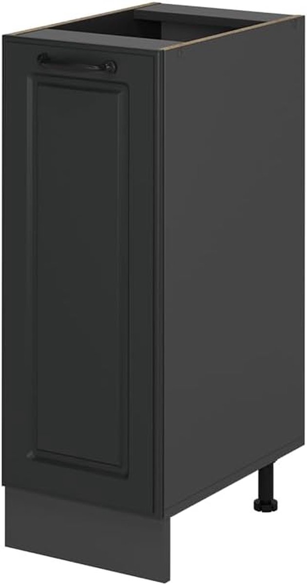 Keukenmedicijnkast - Bergkastje - Keuken organiseren - Modulair en flexibel - 30 cm breed - Antraciet