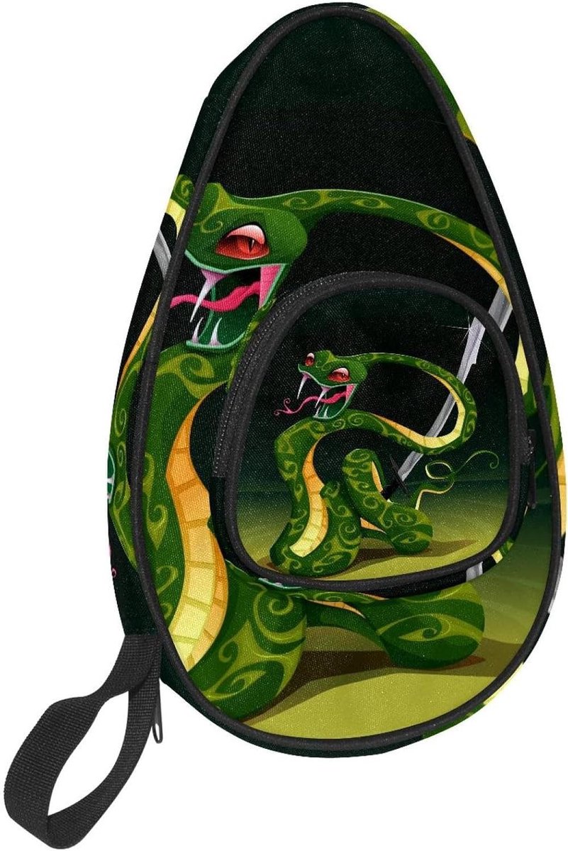 Tafeltennis Tas - Racket Cover - Sport Bescherming - Schokbestendige Laag - 31 x 19 cm - Multicolor