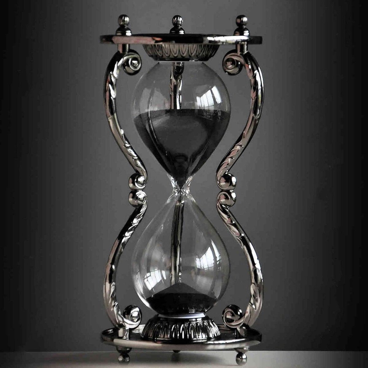 Zandloper Klok Timer - Zandloper Tijdklok - Tijdmanagement Assistent - Sterrenbeeld Decoratie - 21 cm Hoog - Libra
