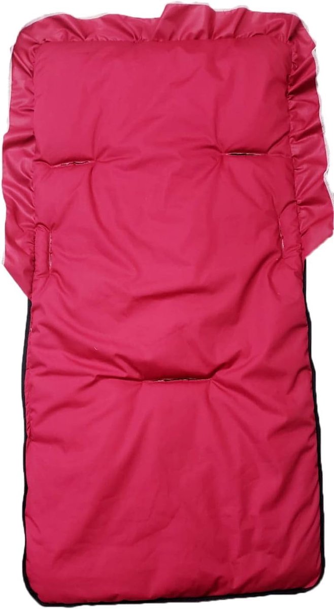 Baby Voetenzak - Kinderwagen Liner - Baby Comfort - Universele Pasvorm - 31 x 20 Inch - Rood — afbeelding 2