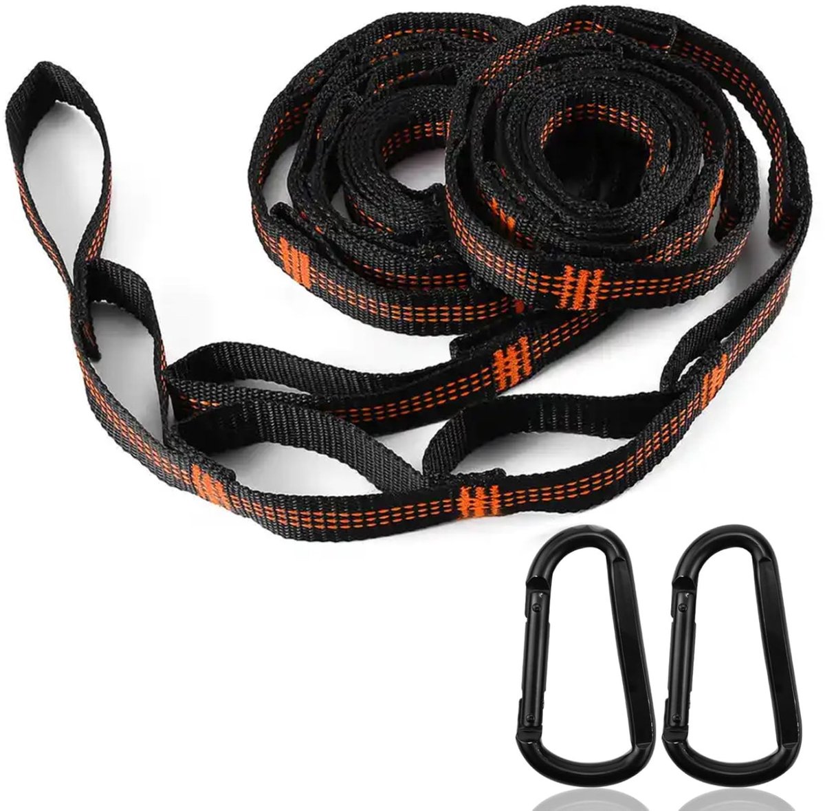 Omgoods - Hammock Bevestiging met D-ring Carabiners - 4 Stuks