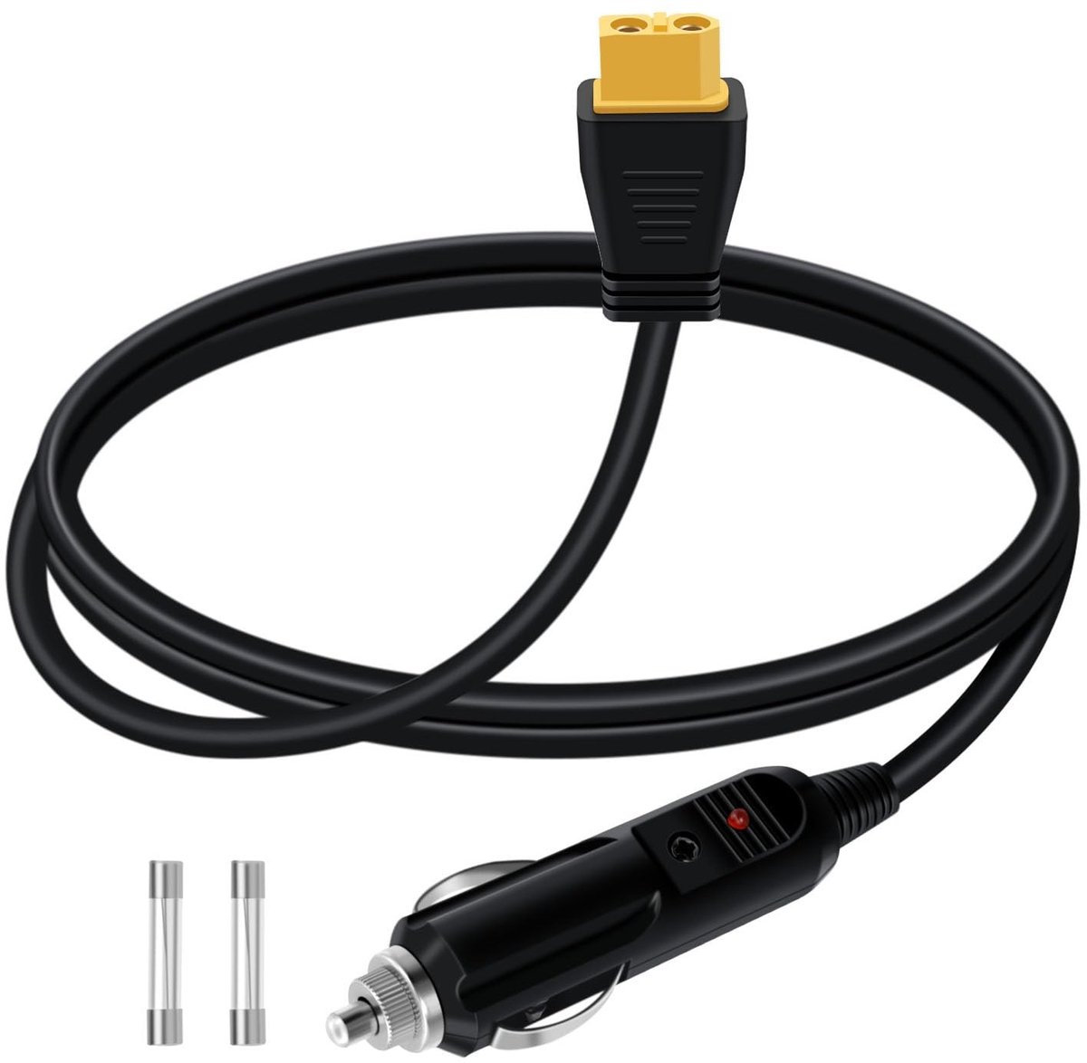 Omgoods - XT60 Sigarettenaansteker Kabel 16 AWG met LED Indicator