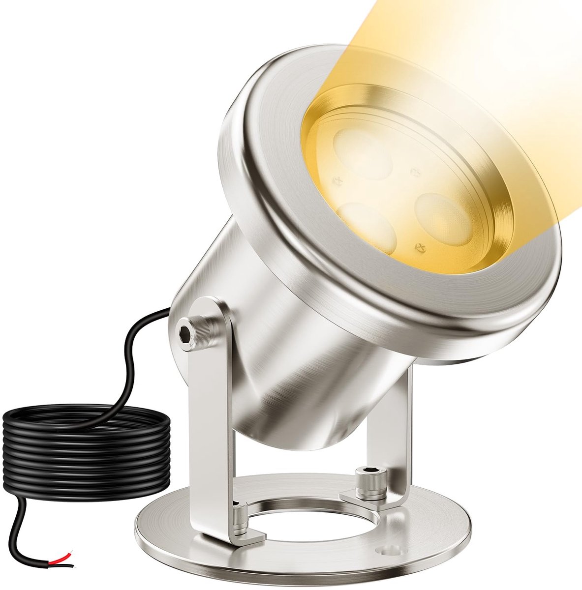 Omgoods - Onderwaterverlichting voor Vijver met 6W en 4,5m Kabel