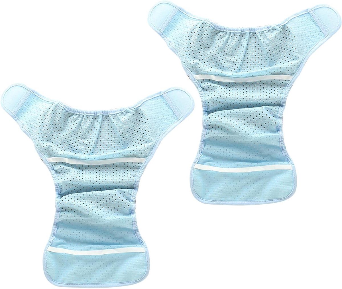 Luierbroekjes Pasgeborenen - Luierhoesjes Ademend - Hygiënisch Verschonen - Zeer Elastische Pasvorm - 40 x 20 cm - Hemelsblauw