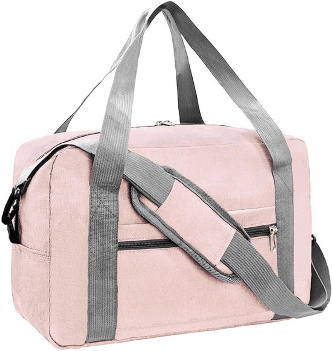 Reistas 45x36x20 cm - Opvouwbaar - Weekendtas - Handbagage - Dames/Heren - 20 liter - Roze