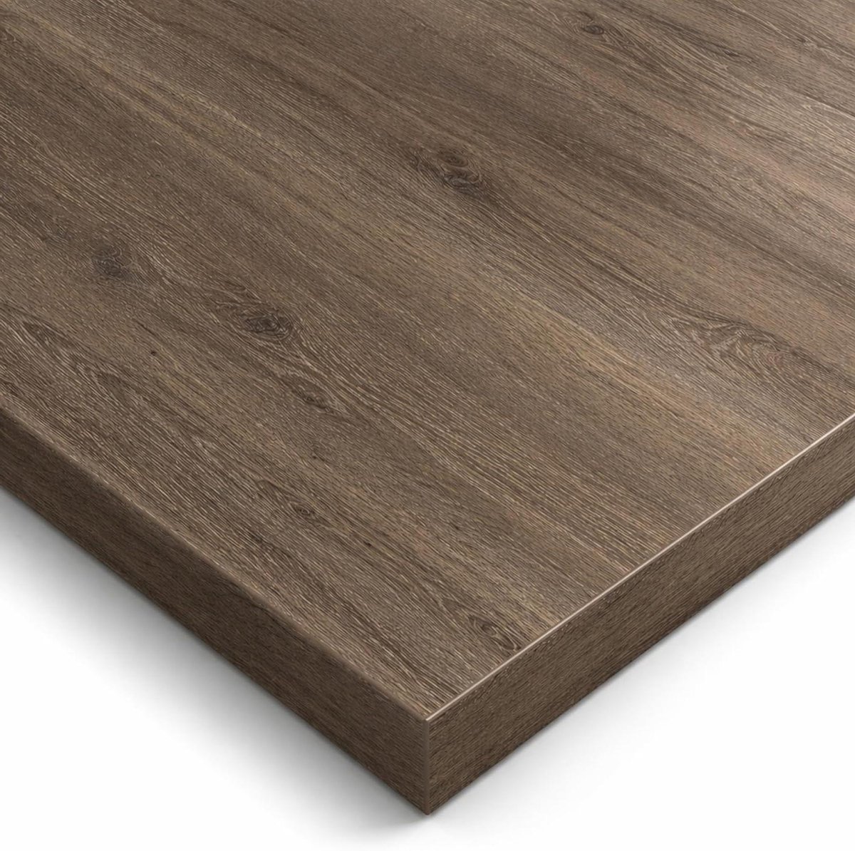 Tafelblad Rechthoek - Bureau blad Bureaublad - Werkplek Inrichten - Krasbestendig Gelamineerd - 160x60 cm - Davos Eiken