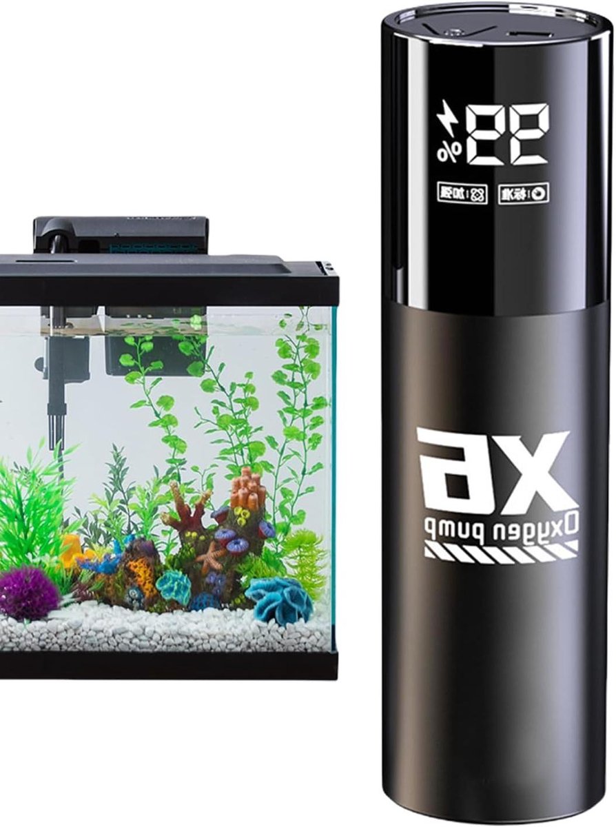 Aquarium Beluchtingspomp - Zuurstofpomp Bruismachine - Aquarium Zuurstofvoorziening - Stille Werking Waterdicht - 43 x 17 cm - Niet gespecificeerd