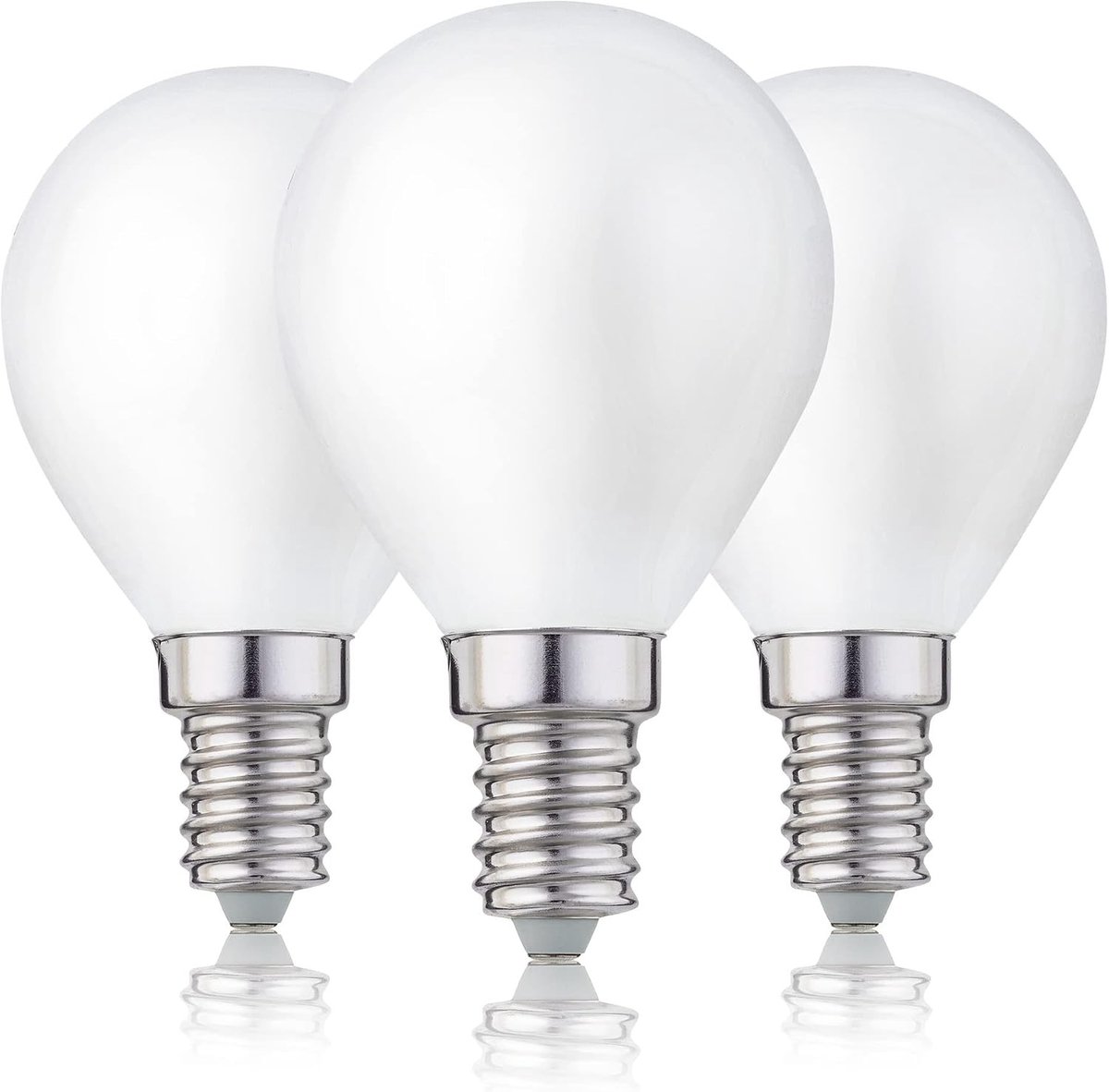 E14 LED-gloeilamp - Mat - 4,5 W - Warmwit met 2700 Kelvin - Voor E14-fittingen