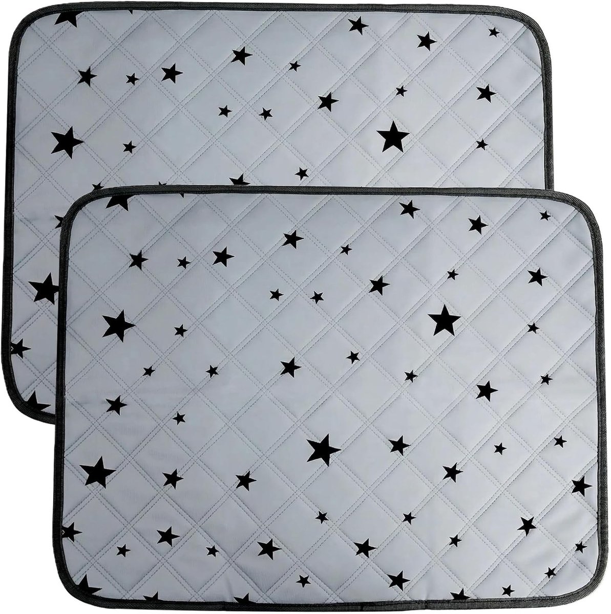 Konijnenhuis - Wasbare Pipipad Set - 61 x 45 cm - Waterdicht en Ademend Katoen - Voor Kooi en Vloer