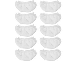 Stoomreiniger Doeken - Microvezel Pads - Grondig Reinigen - Wasbaar Herbruikbaar - 10 stuks - Wit