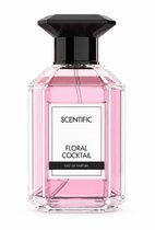 Scentific FLORAL COCKTAIL Eau de Parfum - Parfum floral - Expérience olfactive raffinée - Parfum frais pour femmes - 100ml