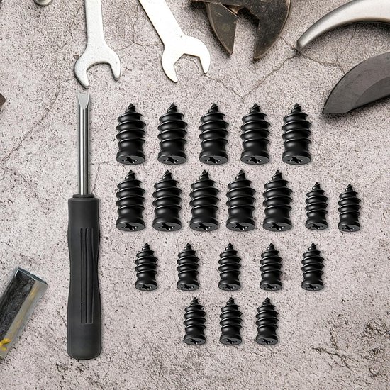 Autoband Reparatie Schroeven - Bandenschroef Plug - Snel Banden Herstellen - Zonder Gereedschap - 10 x 5 x 3 cm — afbeelding 2