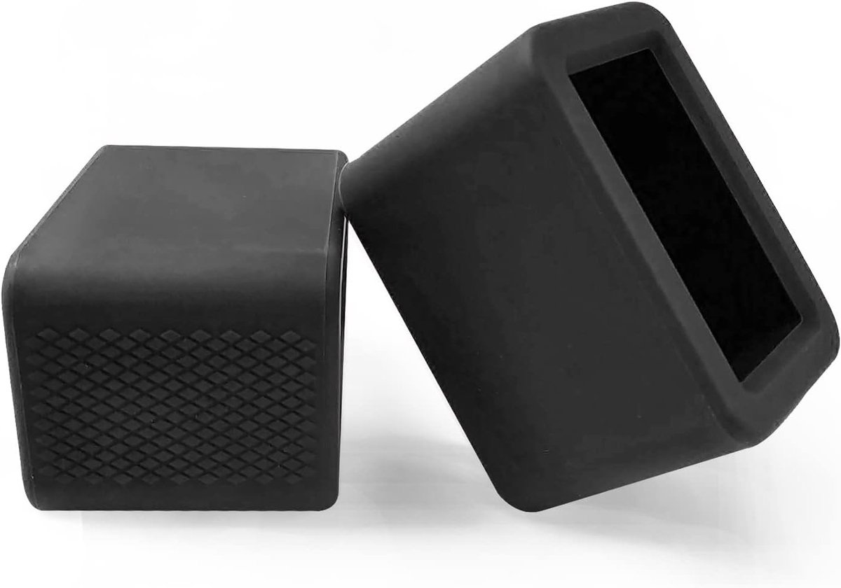 Gordelverlenger voor auto - Zwart - 26 x 48 mm - Siliconen Veiligheidsgordelhouder - Voor Kinderen en Ouderen