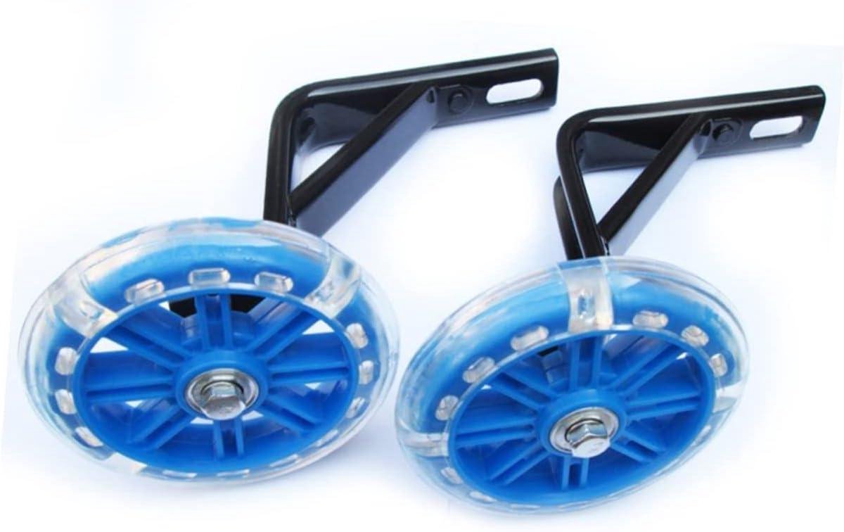 Kinderfiets Accessoires Zijwieltjes Peuterfiets Kinderen Leren Fietsen Verstelbare Stabiliteit Universele Maat Blauw