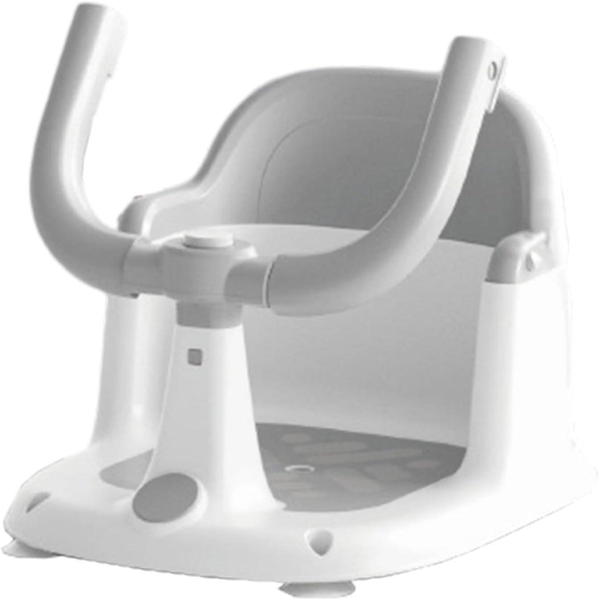 Babybadzitje - Badopzetstuk baby - Veilig Baden - Antislip Zuignappen - 18 x 347 x 18 cm - Grijs