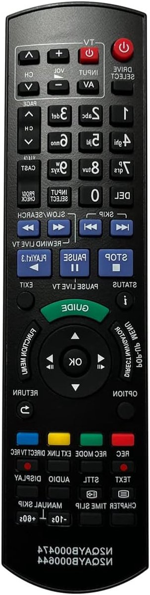 Afstandsbediening - Universele afstandsbediening - DVD Speler Bediening - Directe Vervanging - 10 Meter Bereik - Zwart