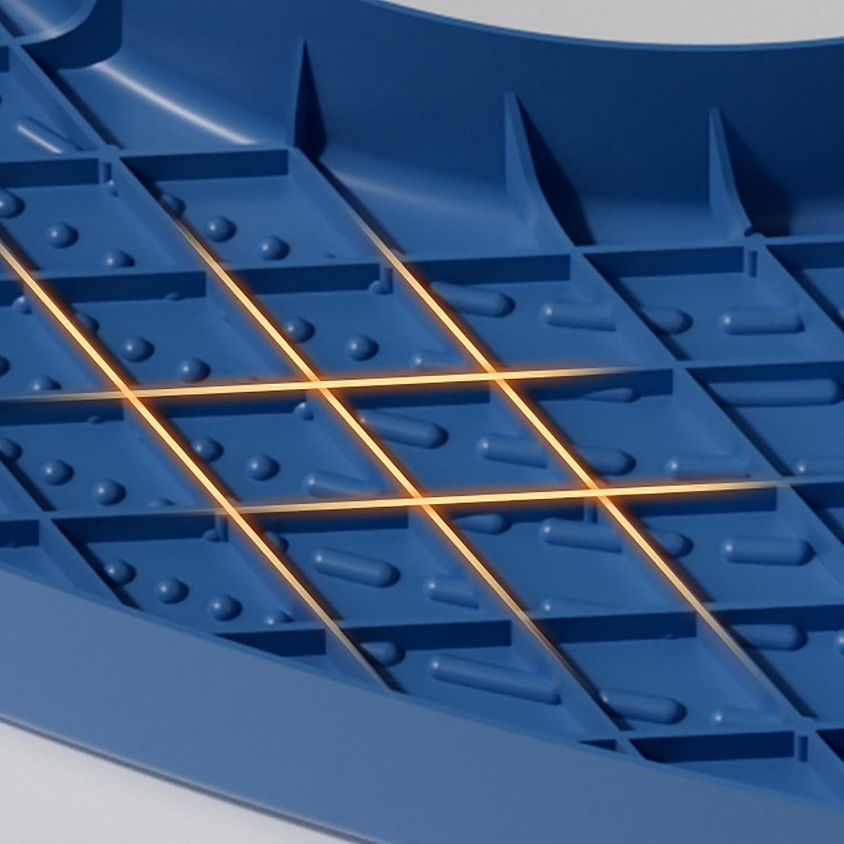 Toiletkruk - Ontlastingskruk Krukje - Constipatie Verminderen - Ergonomisch Hurkdesign - 41 x 31 x 7 cm - Marineblauw