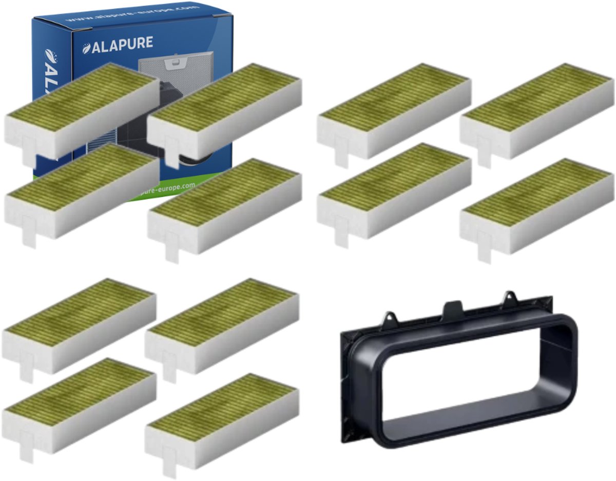 3x CleanAir Koolstoffilterset voor Bosch 17007113 / HEZ9VRUD0