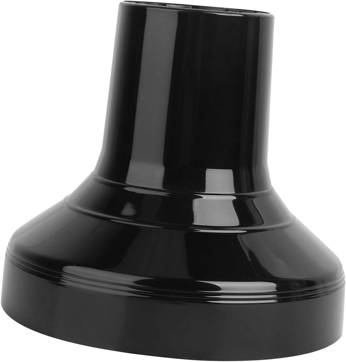 Föhn Diffuser Opzetstuk - Haarstyling Kap - Krullend Haar Drogen - Gelijkmatige Luchtverspreiding - 16x15cm - Zwart