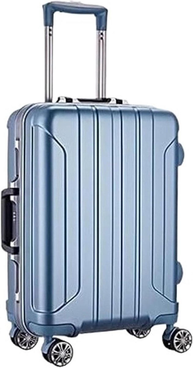Reiskoffer Trolley - Bagage Koffer - Zakenreizen - Hardcase ABS+PC - 24 inch - Zilver