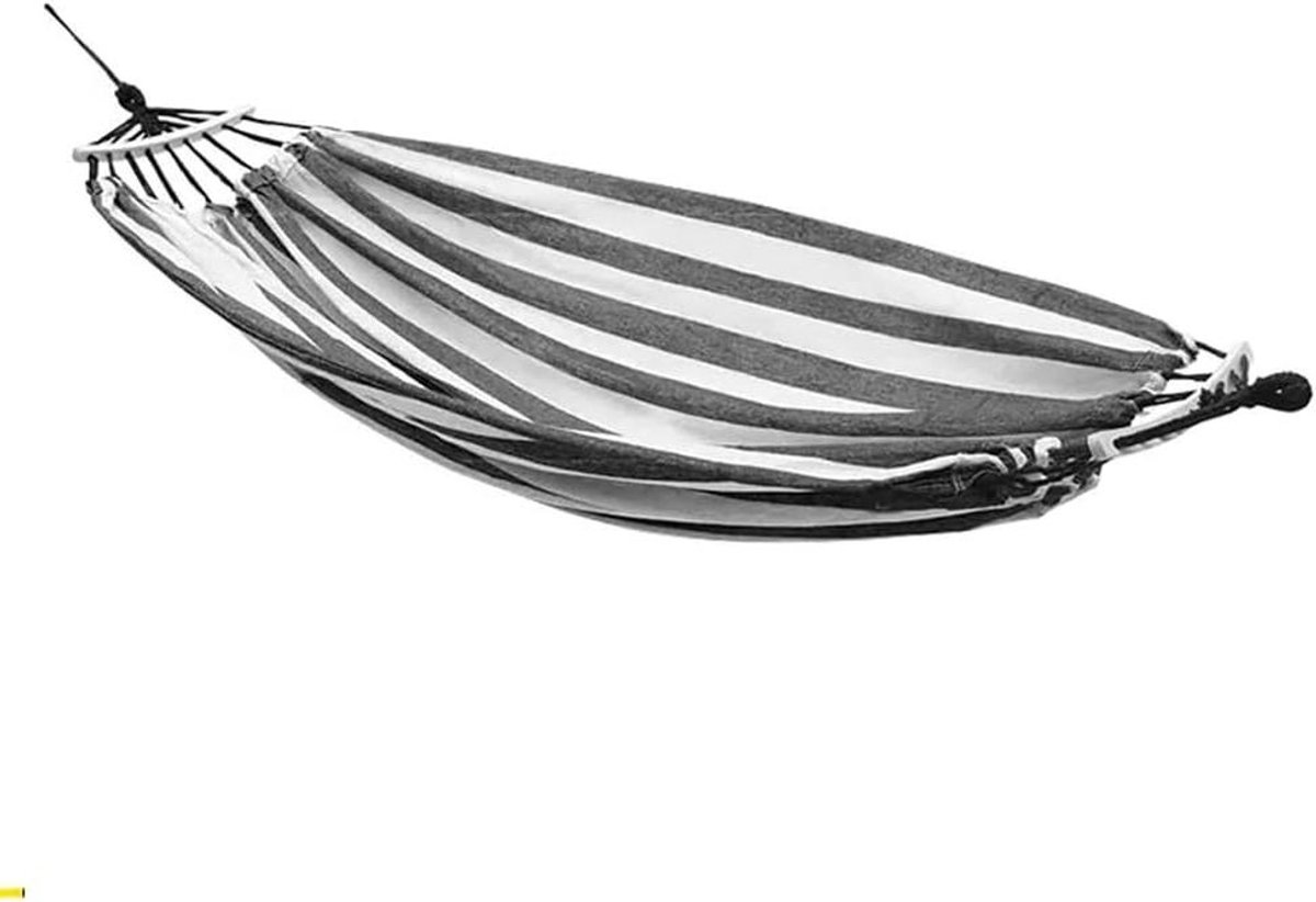 Outdoor Hammock - Camping Hangmat - Ontspannen Buiten - Anti-omval Ontwerp - 190 x 80cm - Zwart