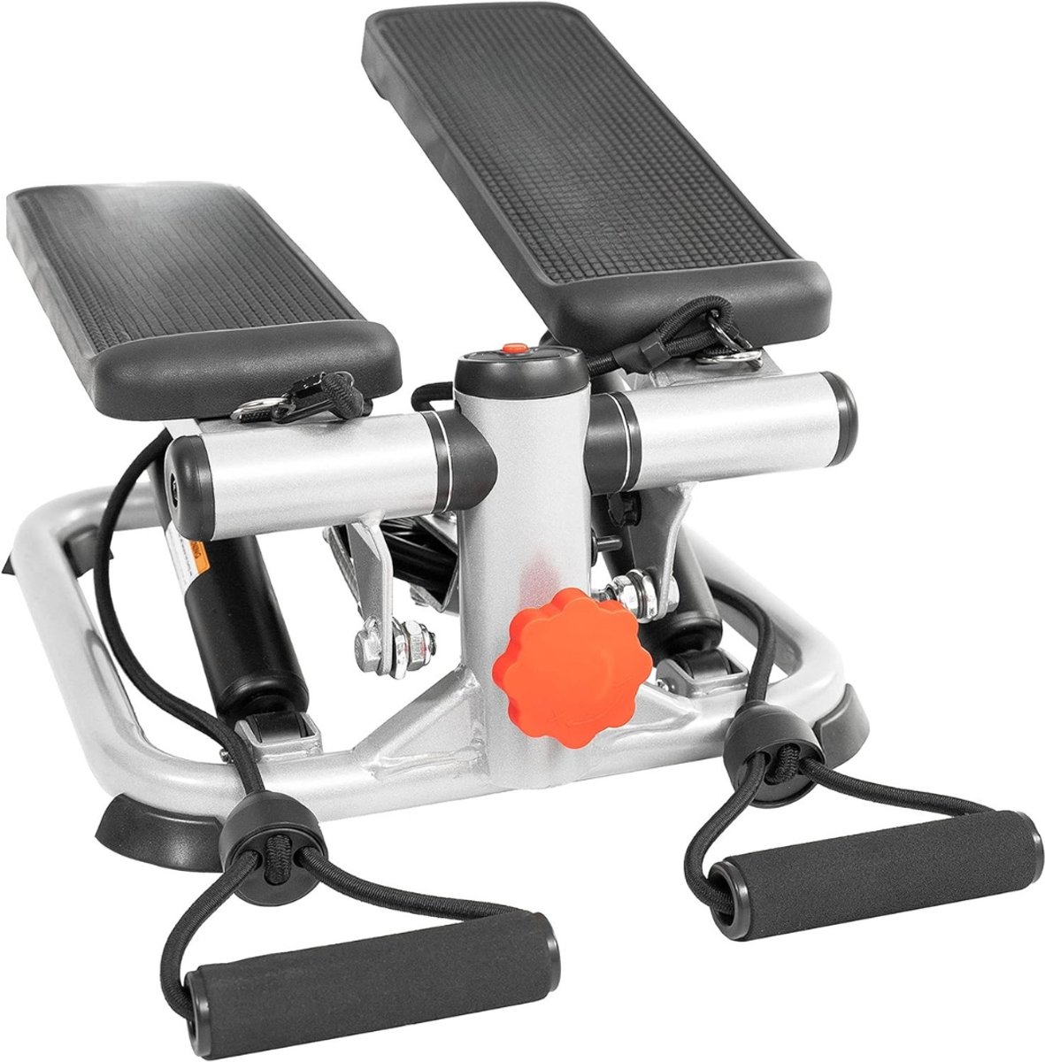 Ploutos® Mini Stepper - 2-in-1 Mini Stepper met LCD Monitor - Belastbaar tot 100kg - Stepper Fitness - Grijs - 41cm x 33cm x 35cm