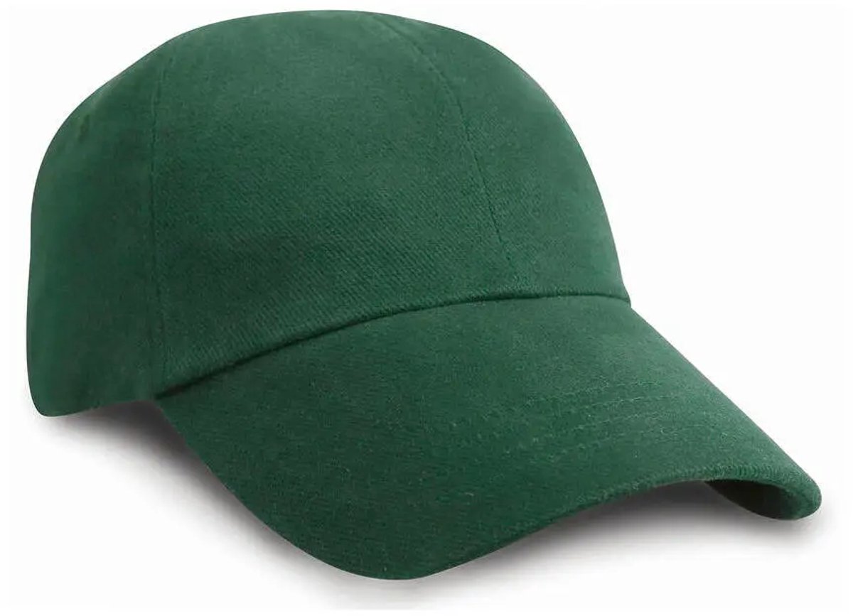 Result Low Profile Heavy Brushed Cotton Cap RH24 - Forest - One size