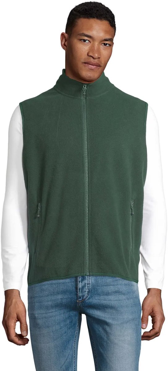 SOL'S Unisex Factor Zipped Fleece Bodywarmer L03822 - Forest Green - XXL