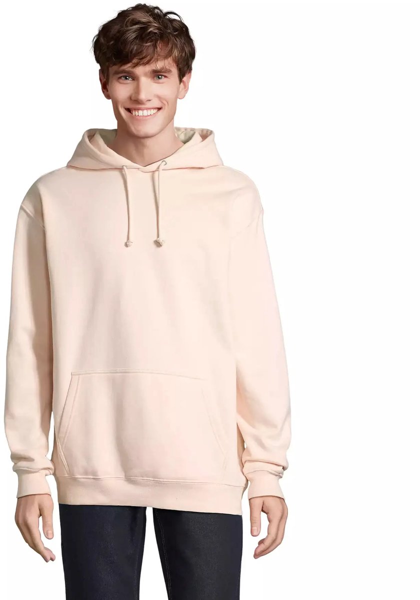 SOL'S Unisex Condor Hooded Sweatshirt L03815 - Creamy Pink - XS