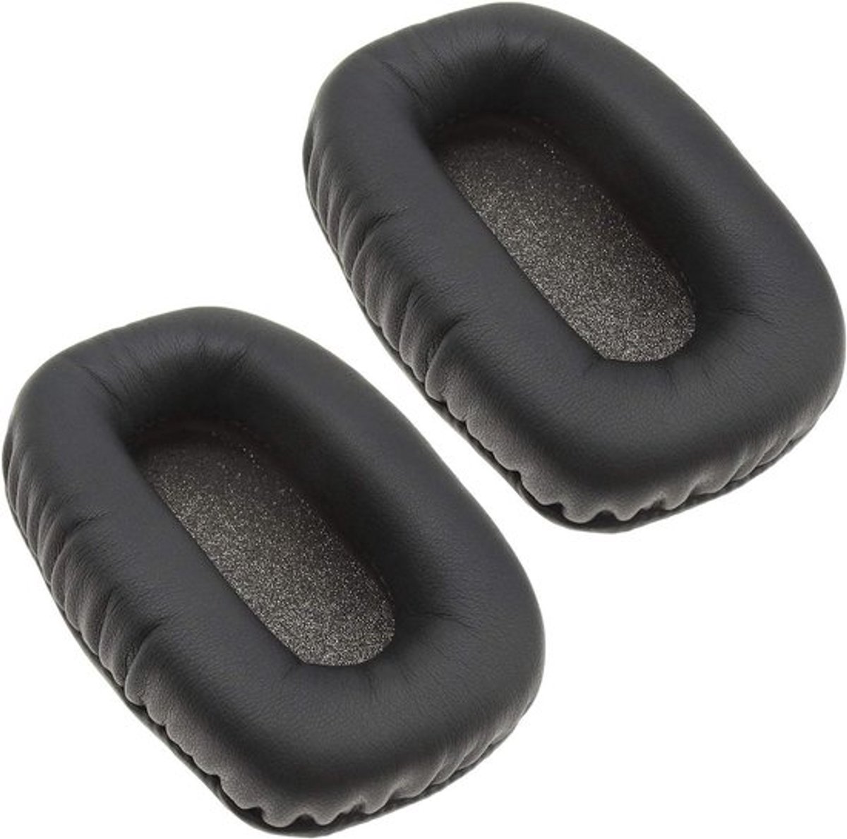 Vervangende lederen oorkussens - Oorkussens met schuim - Compatibel met DT100 DT102 - Hoofdtelefoon-onderdelen - Zwarte oorkussens - Zachte kussens - Geschikt voor headset - Zwart model