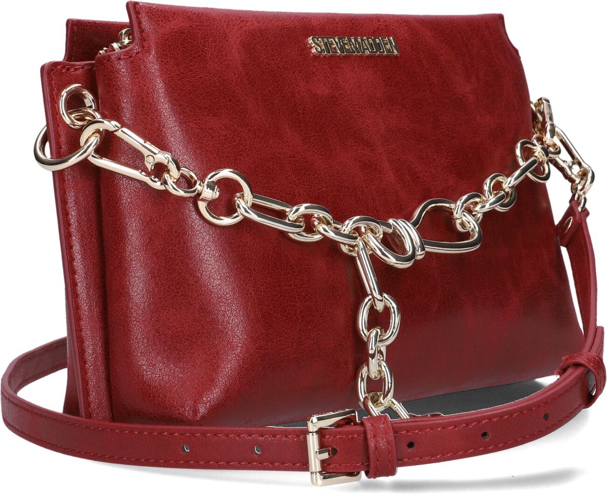 Steve Madden Bross Schoudertassen Dames - Bordeaux - Maat ONESIZE