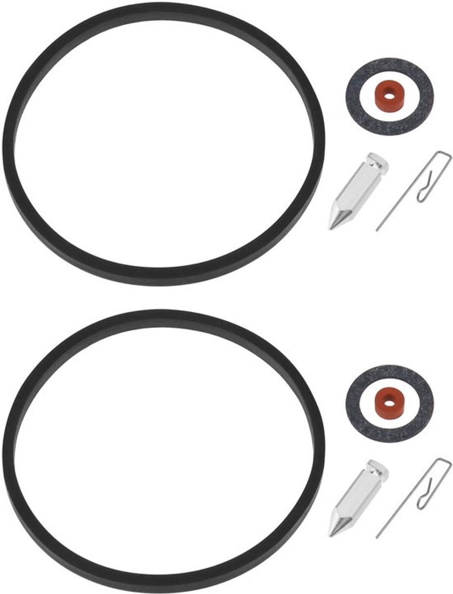 2 sets van 10 stuks grasmaaier carburateur reparatiesets compatibel met Tecumseh 631021 631021A 631021B gazon en tuin kom afdichting kom moer pakking voor carburateur motor carb