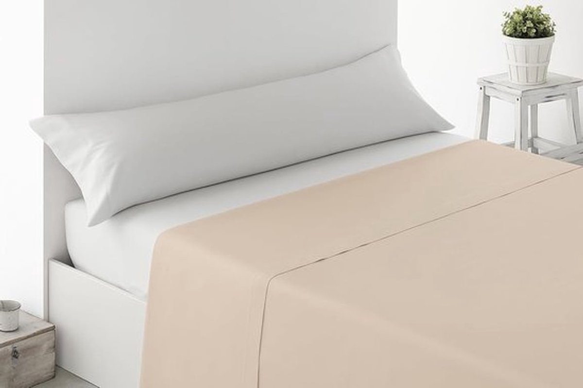 SnelShoppen - Fitted Sheet Zwart 260x270 cm, 100% Microfiber, Ademend, Kreukvrij, Anti-Peel, Geschikt voor 180 cm Bed, Perfect voor Thuis of Logies