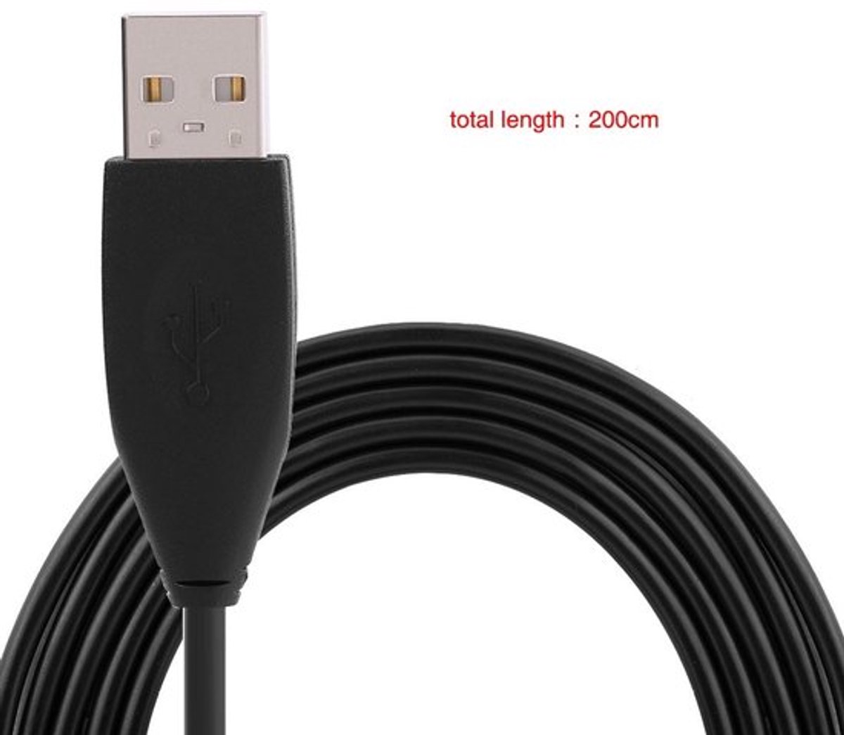 USB-muiskabel - vervangingskabel - 2 meter - zwart - muisaccessoires - geschikt voor MX518 - 3,5 mm
