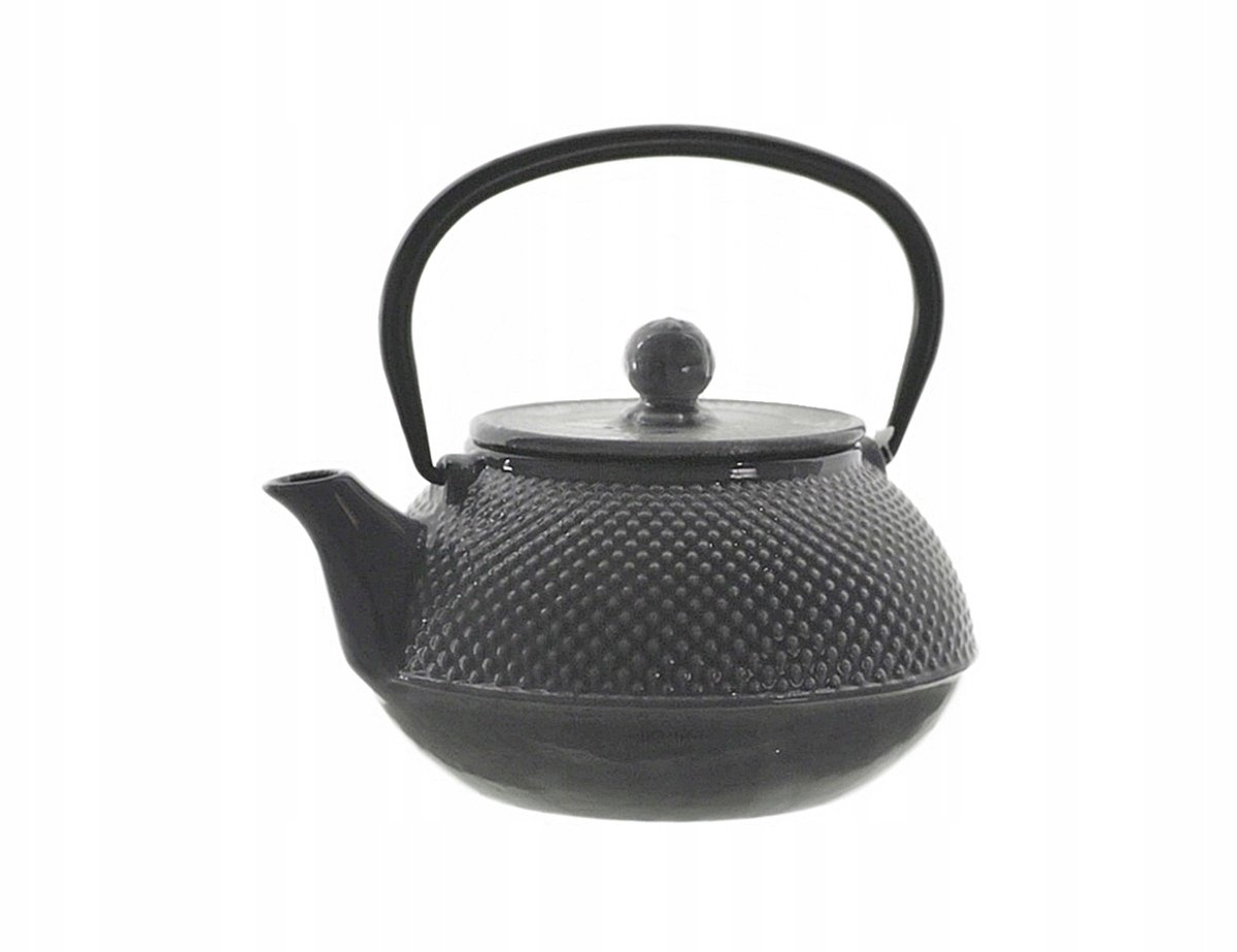 Gietijzeren theepot 0,8 L GRIJS Glanzend - Japanse stijl