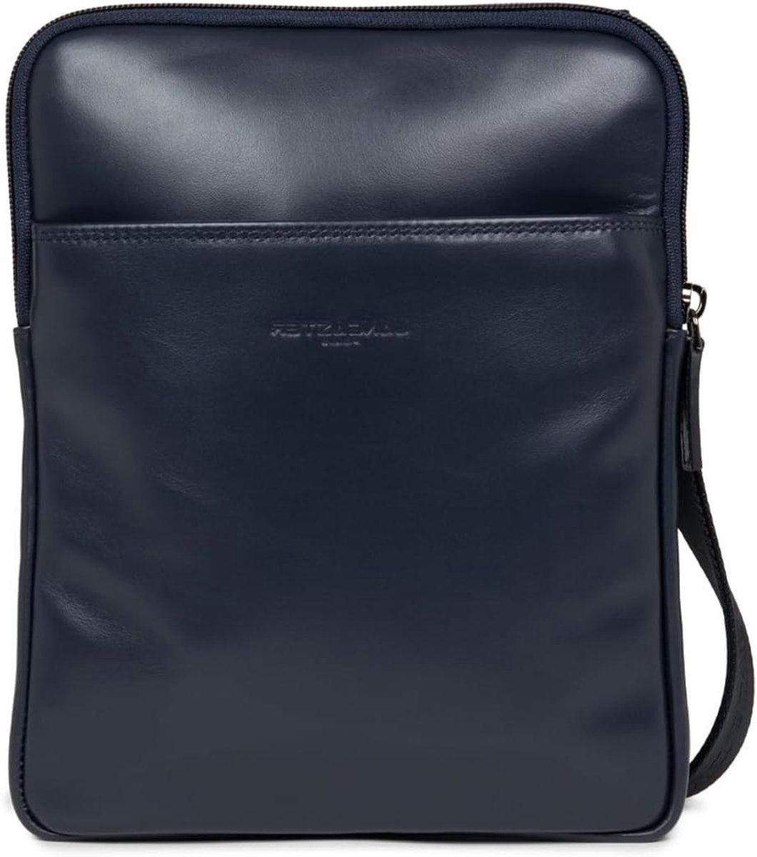 Leren Tas - Handtas Heren - Dagelijks Gebruik - Verstelbare Band - 20 x 2 x 25 cm - Bruin
