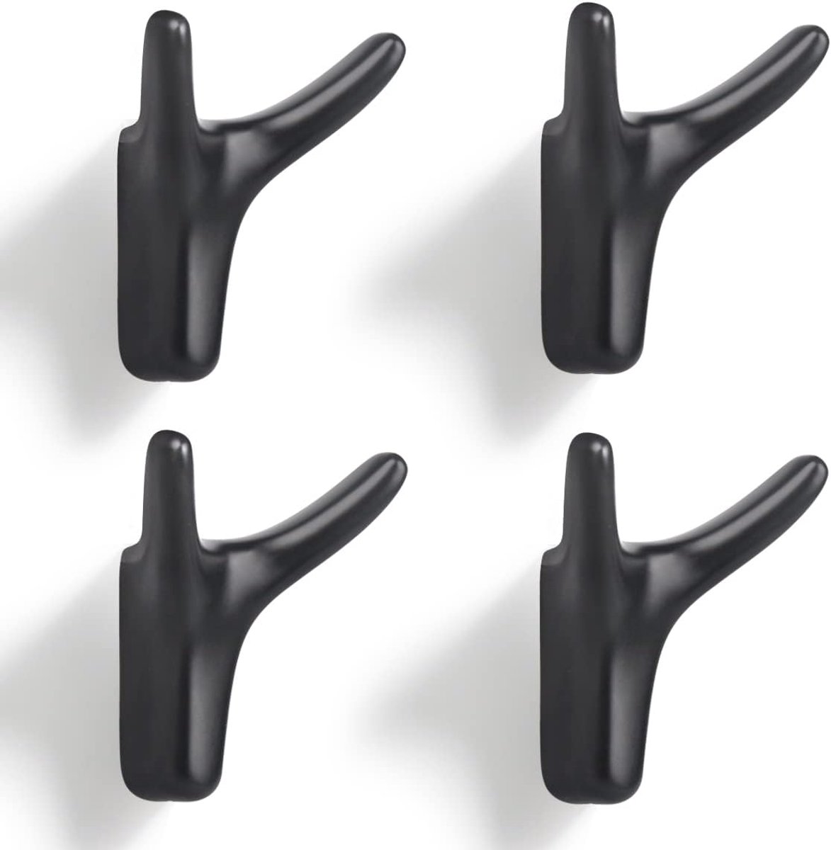 Wandhaken 4 Stuks - Moderne Kledinghaken - Zinklegering - Multifunctioneel voor Badkamer - ShopVlot